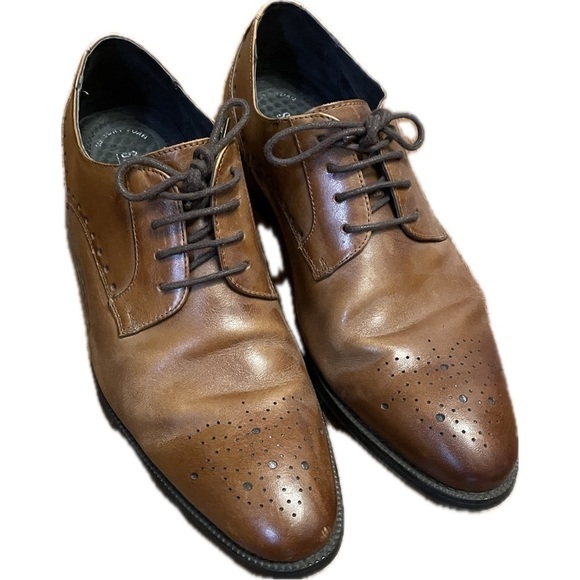 Men’s Stacy Adam’s Kendrick Cognac Shoes Size 9